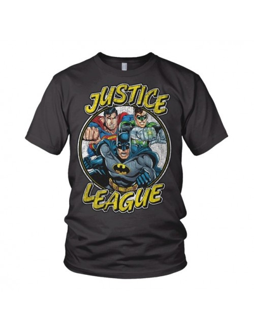 Tricou barbati Justice League S - XXL, gri