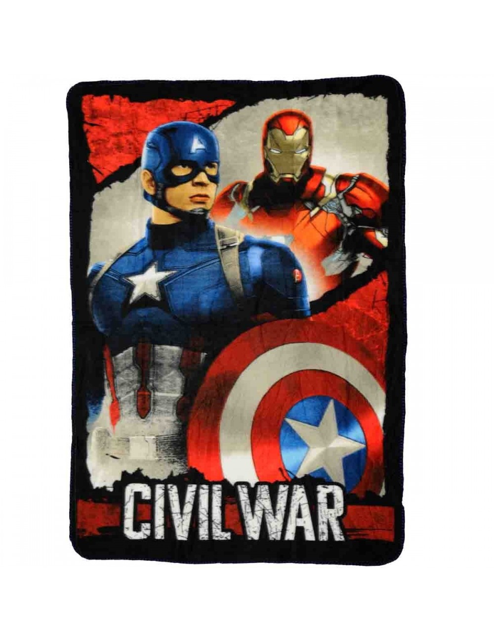 Paturica polar Captain America & Iron Man 140 x 100