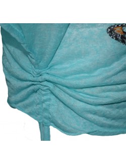 Bluza casual cu maneca fluture XL pentru femei