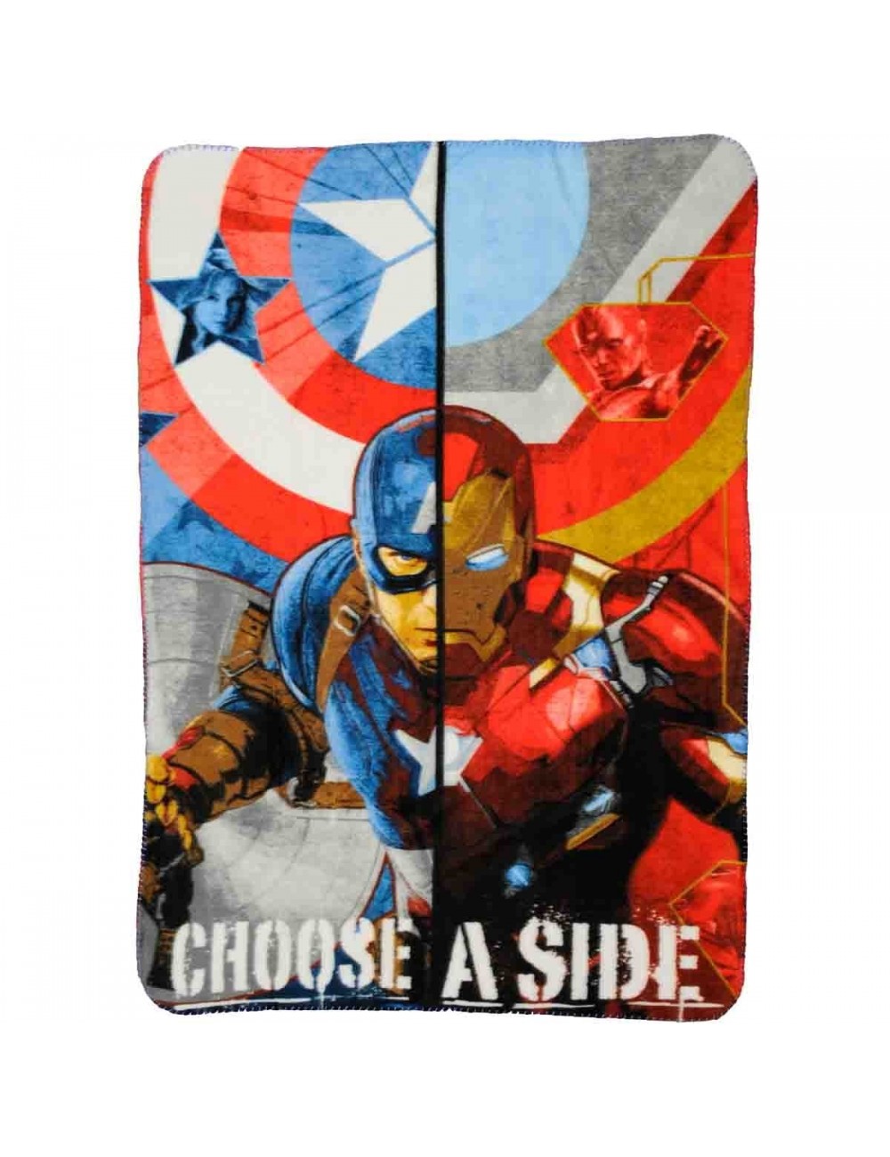 Patura polar Captain America - Iron Man 140 x 100