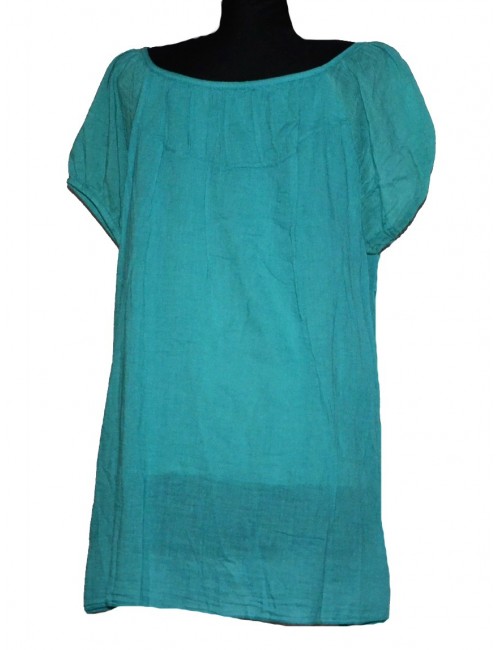 Bluza verde cu broderie si paiete pentru femei, XL