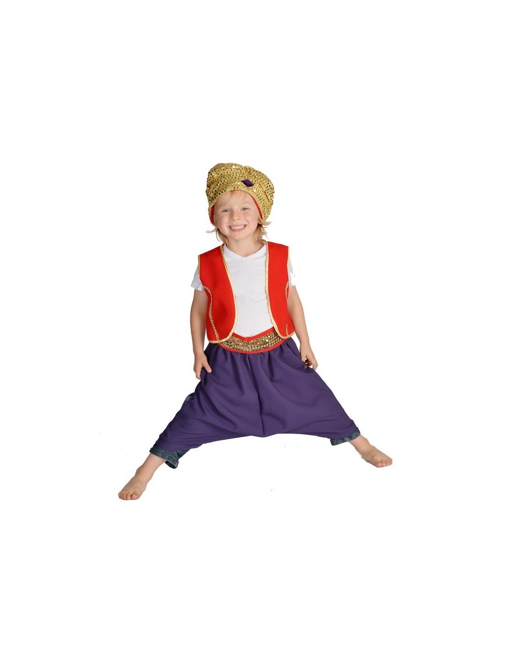 Costum Prinţ arab - Aladin - Sinbad - copii 5-9 ani