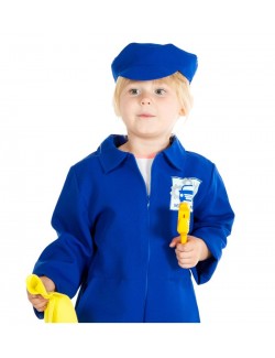 Costum Mecanic auto copii  3 - 7 ani