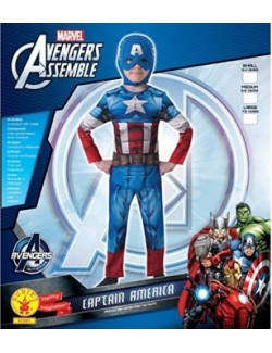 Costum Captain America Avengers Assemble copii 3-8 ani