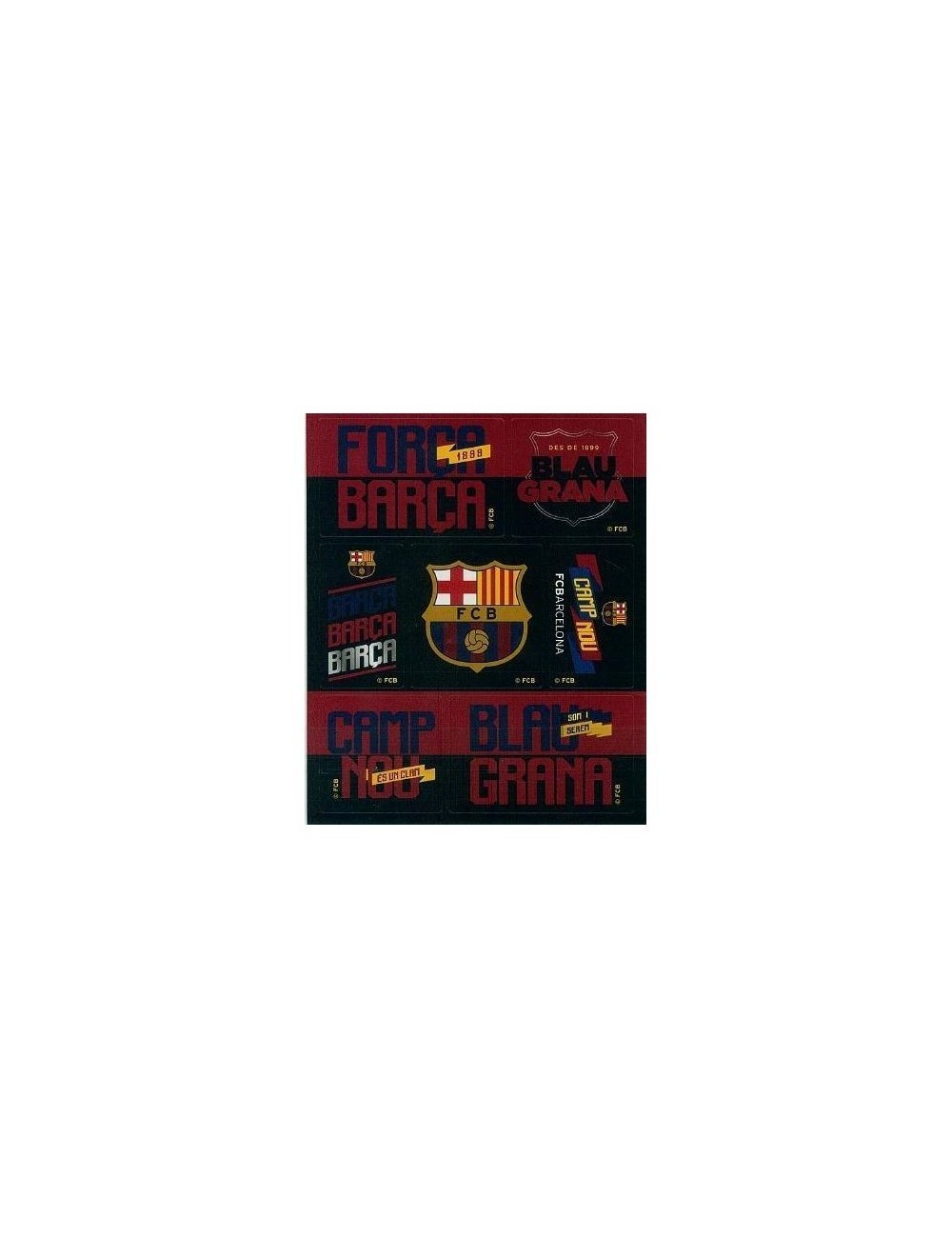 Set autocolante FC Barcelona