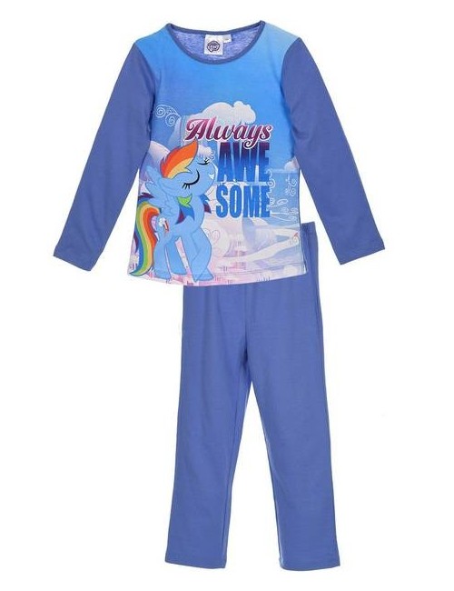 Pijama albastra Micii ponei Rainbow Dash 3 - 8 ani