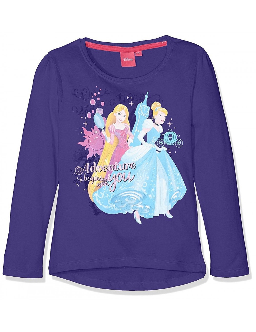 Bluza Printesele Disney: Cenusareasa si Rapunzel 3-6 an