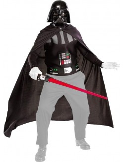 Costum Darth Vader adulti, blister