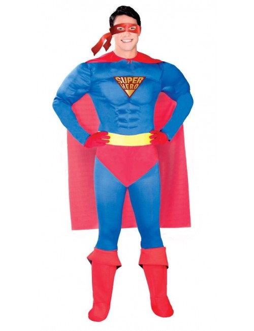 Costum Super Hero cu muschi, adulti