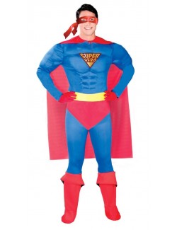 Costum Super Hero cu muschi, adulti