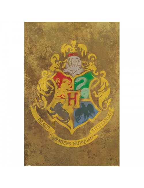 Poster maxi Harry Potter Hogwarts Crest, 61 x 91,5 cm