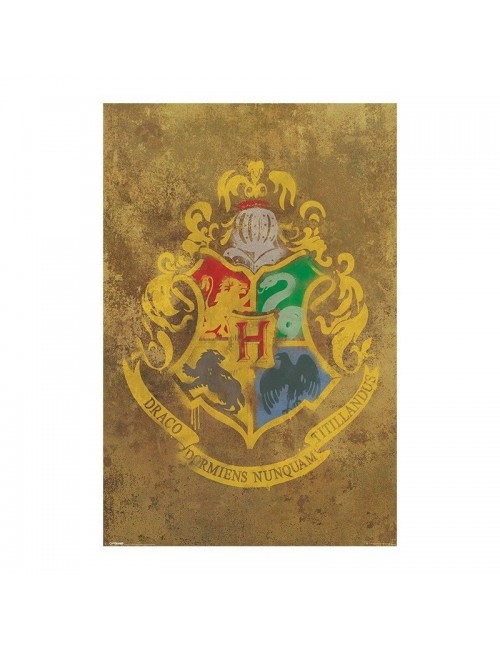 Poster maxi Harry Potter Hogwarts Crest, 61 x 91,5 cm