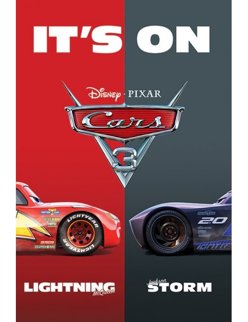 Poster maxi, Disney Cars IT'S ON, 61 X 91,5 cm