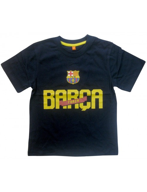 Tricou copii, FC Barcelona, negru