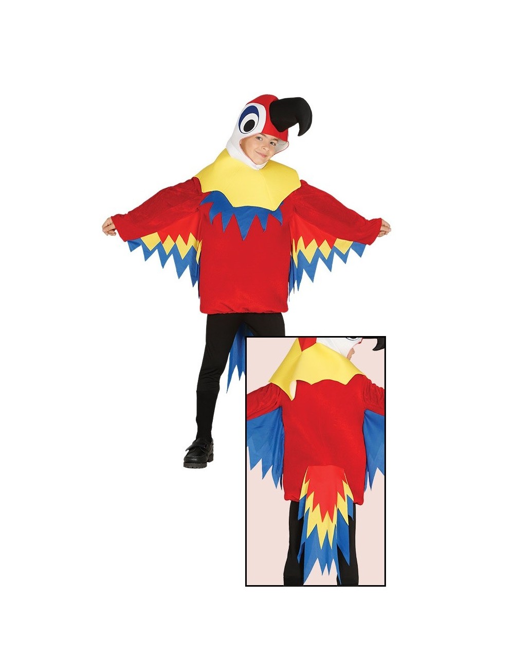 Costum Papagal tropical, copii 5 - 9 ani