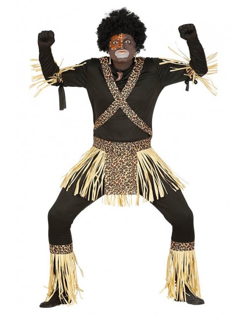 Costum carnaval barbati, African Zulu