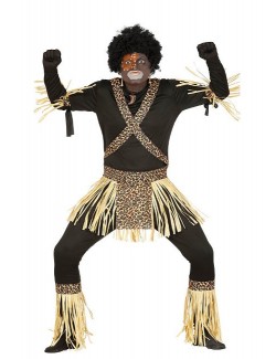 Costum carnaval barbati, African Zulu