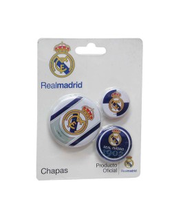 Set 3 Insigne metalice Real Madrid