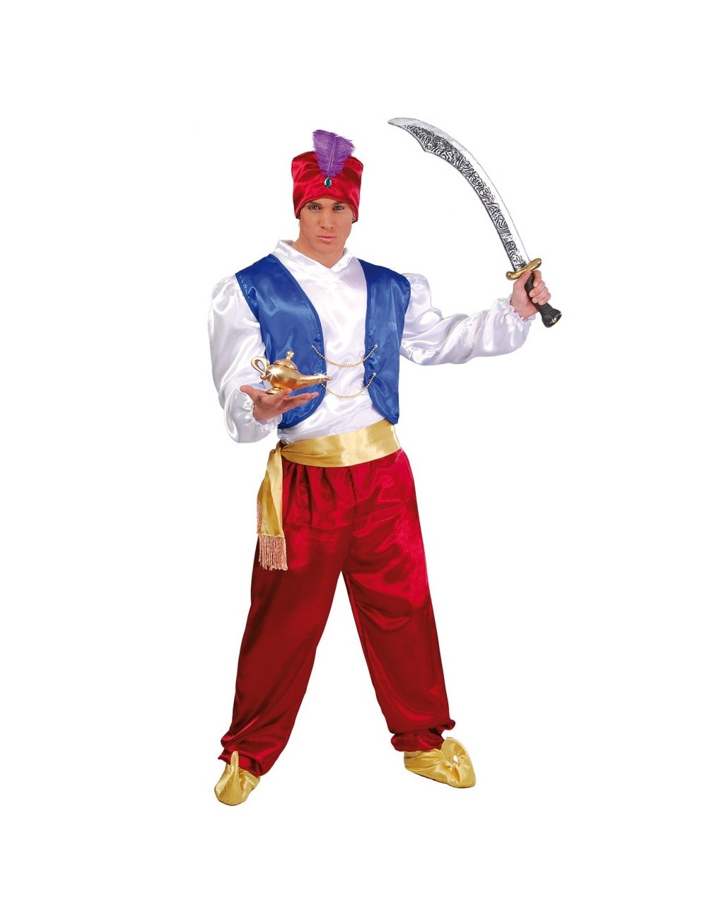 Costum Print arab / Aladin pentru adulti Costum Print arab / Aladin pentru adulti