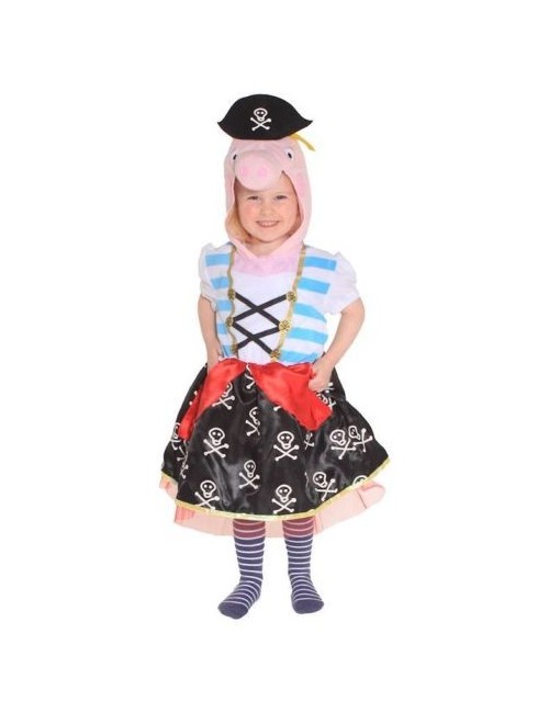 Costum Peppa Pig Pirat, copii 3-5 ani
