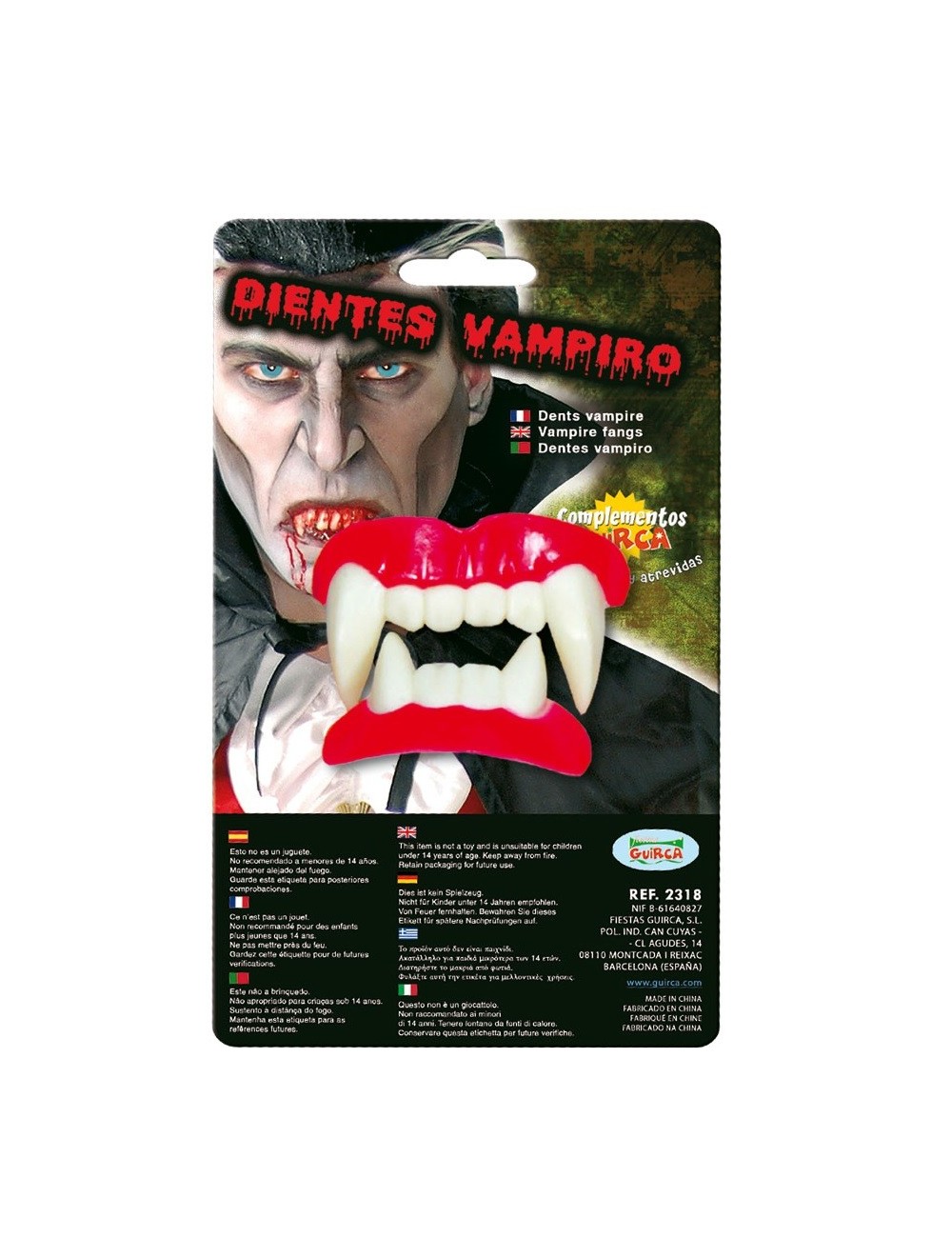 Dinti de Vampir - accesoriu Halloween