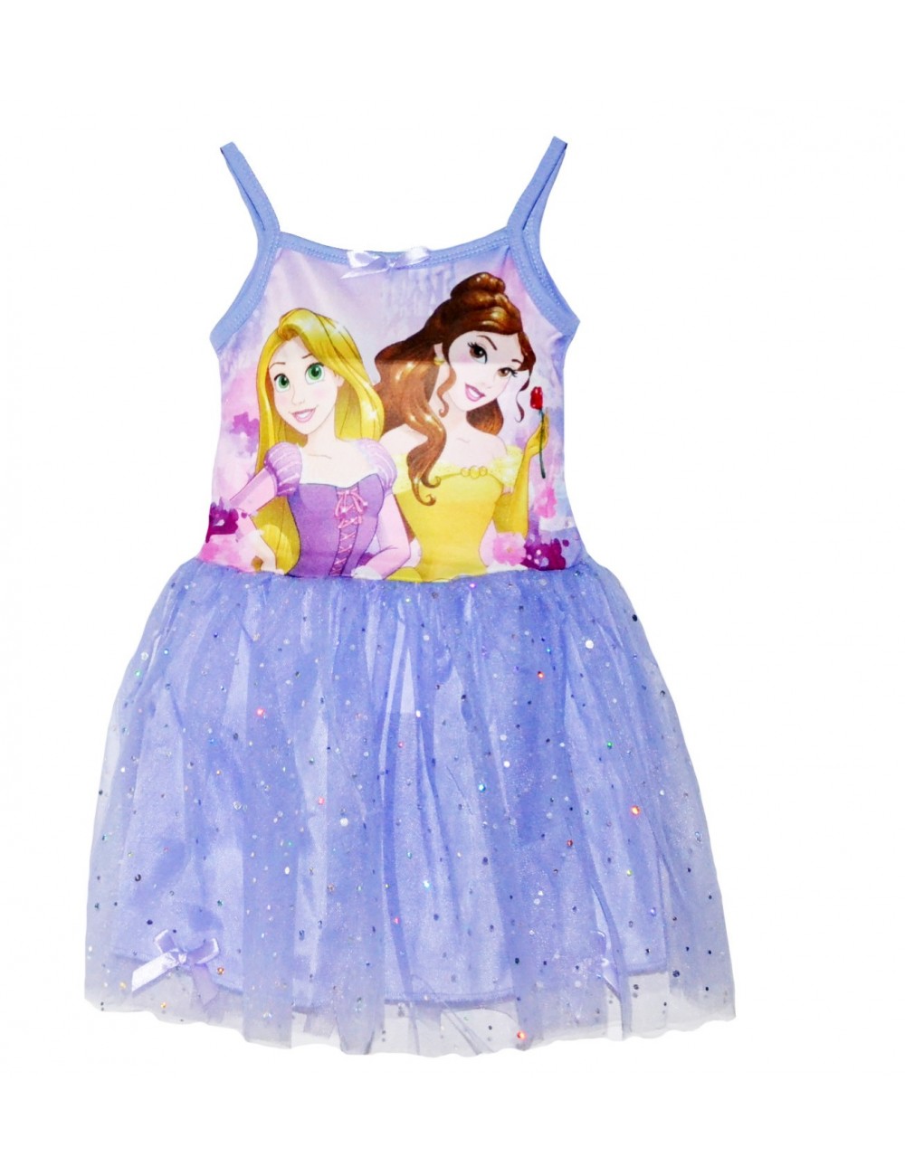 Rochie tutu, mov, Printesele Disney: Belle si Rapunzel, copii 3-6 ani