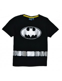Tricou Batman copii, 3-8 ani, negru-auriu