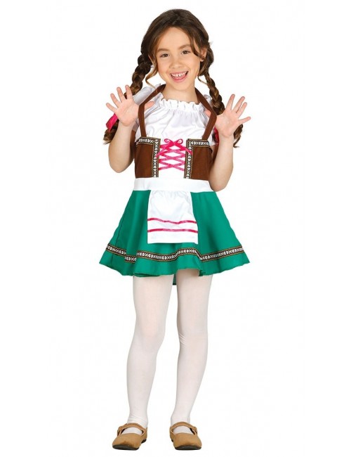 Costum tirolez pentru fete 5 - 12 ani