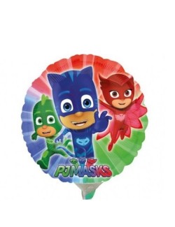 Balon folie PJ Masks, rotund, 23 cm