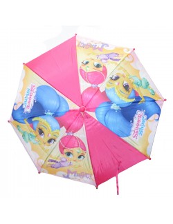 Umbrela manuala Shimmer si Shine, roz, 39 cm