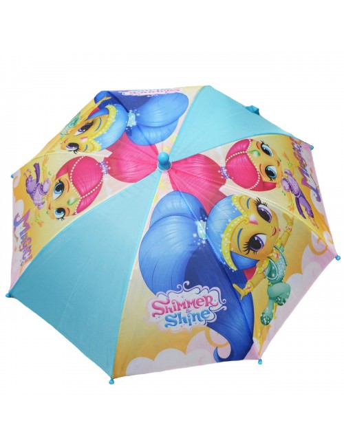 Umbrela manuala copii, Shimmer si Shine, bleu