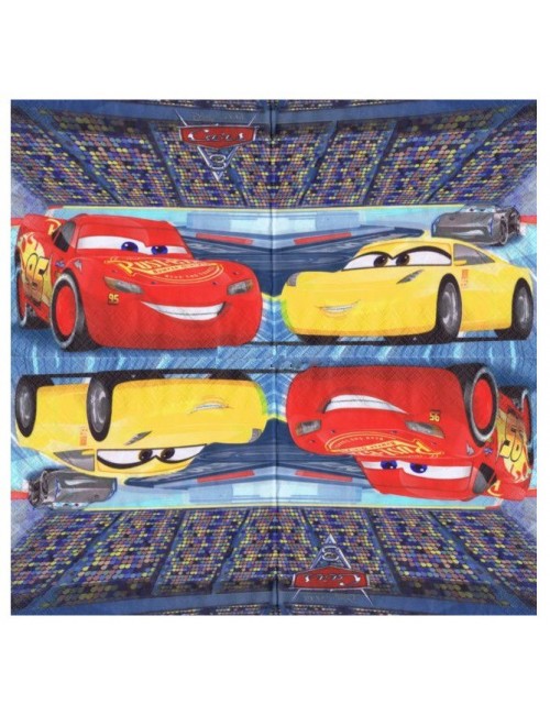 Set 20 servetele Disney Cars, 33 x 33 cm