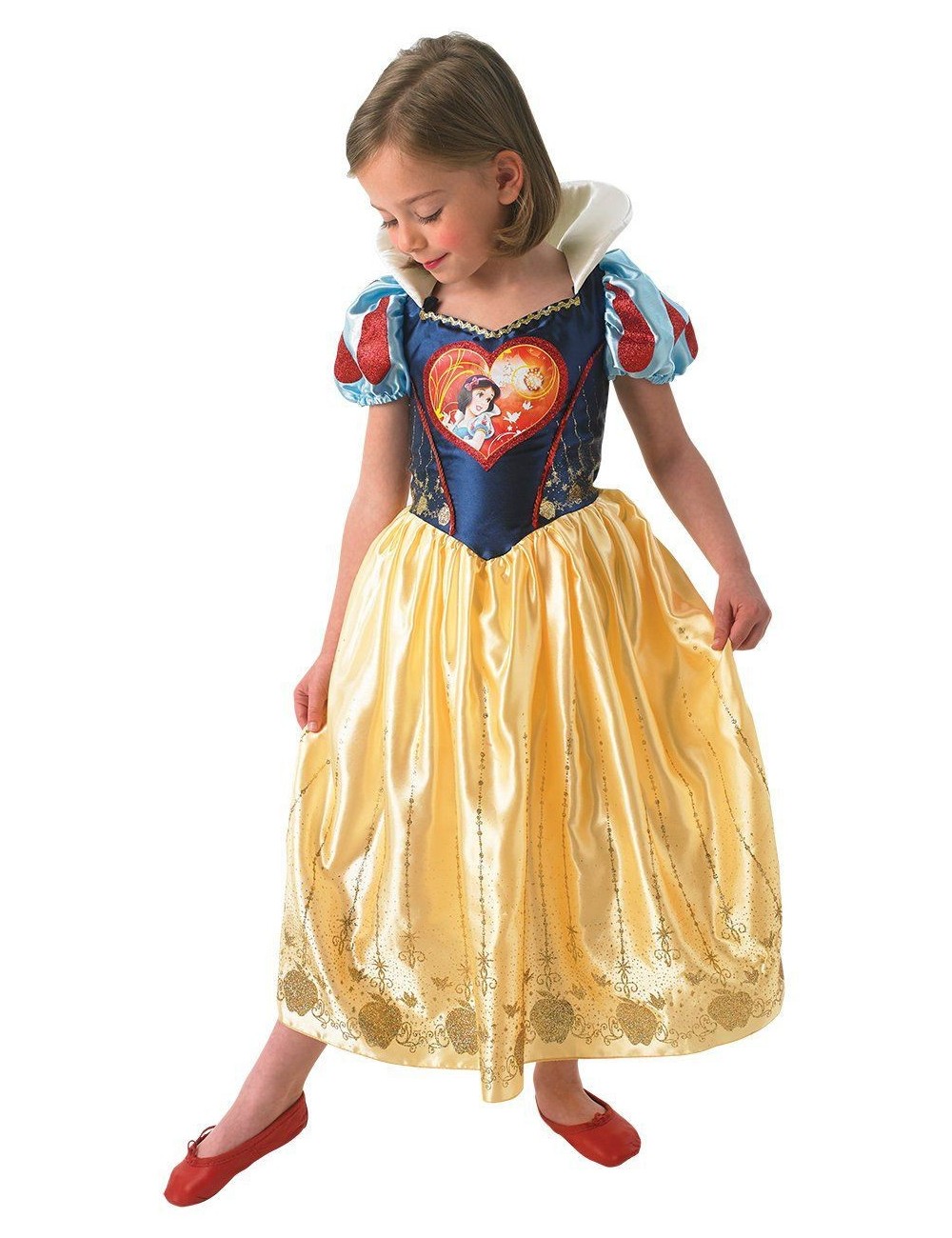 Costum Alba ca zapada Love Heart, copii 3-6 ani
