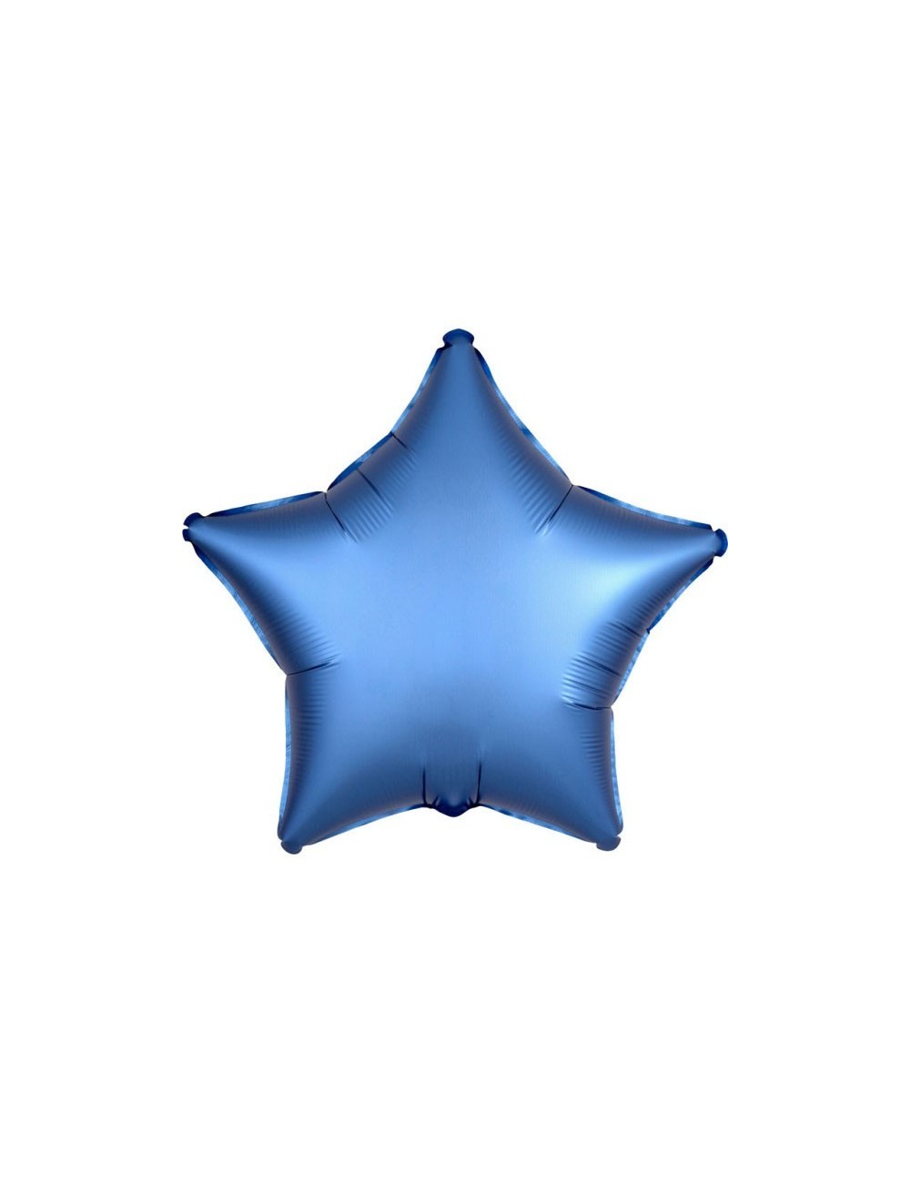 Balon folie Stea, Satin Luxe, albastru, 48 cm
