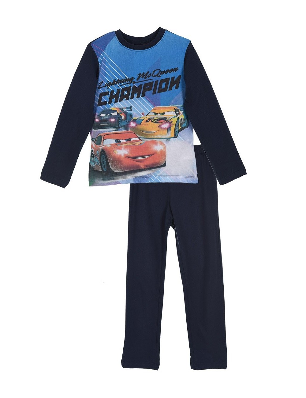 Pijama Disney Cars - Fulger Champion, baieti 3-8 ani