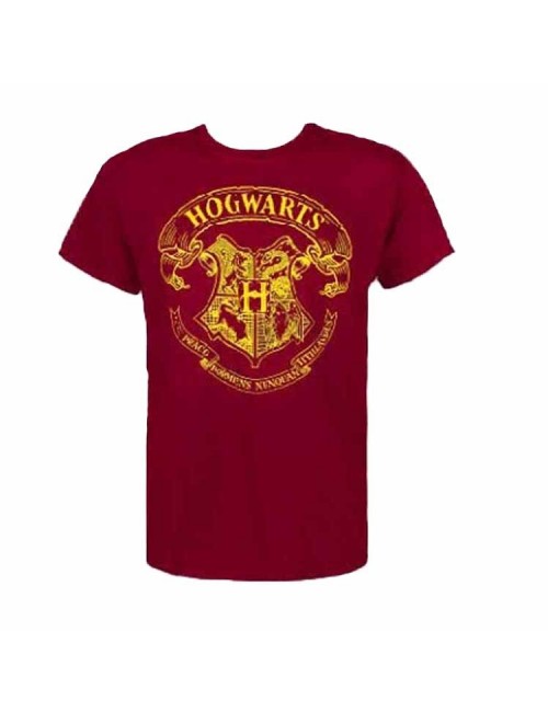 Tricou Harry Potter Hogwarts, grena, S-XXL