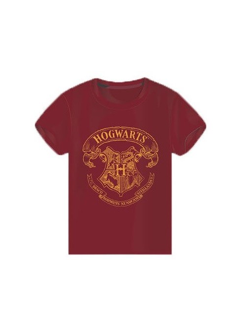 Tricou Harry Potter Hogwarts, grena, S-XXL