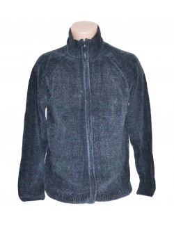 Pulover Easy cu fermoar, albastru, barbati, XS - L