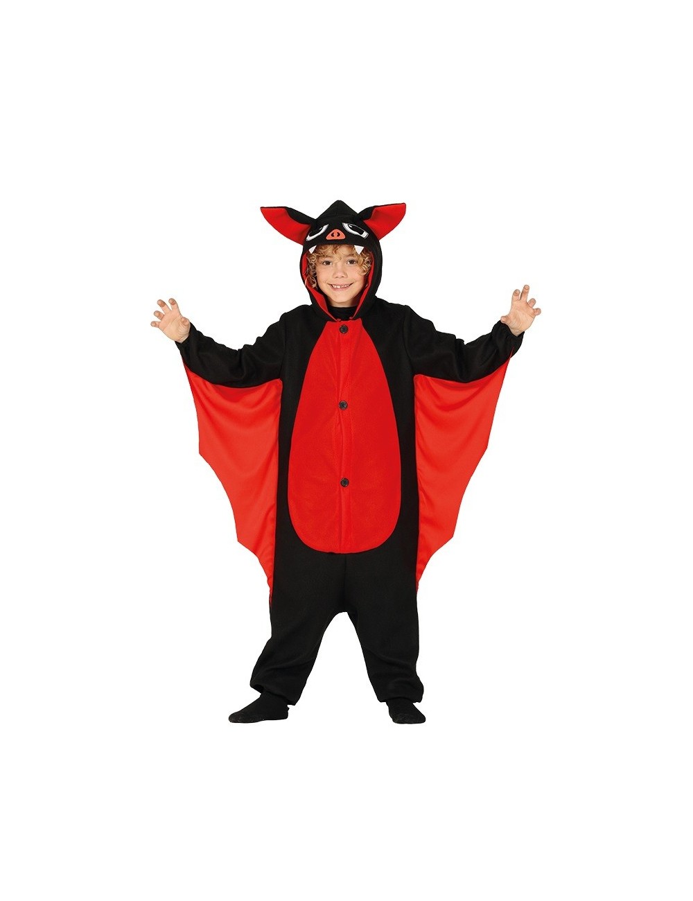 Costum Liliac, negru-rosu, copii 5-12 ani