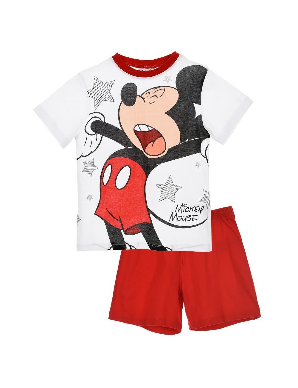 Besides Recently Refund Pijama Mickey Mouse, alb - rosu, baieti 6 ani