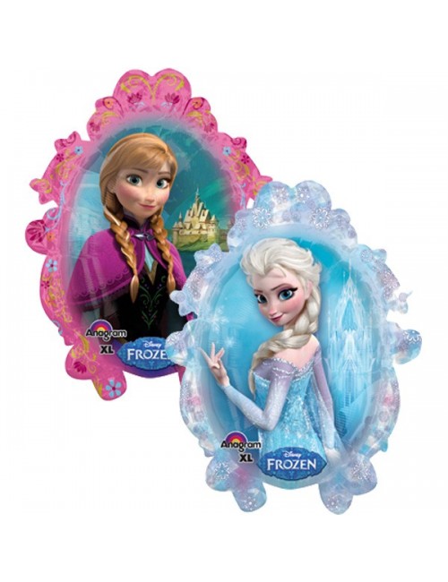 Balon folie Ana si  Elsa Disney Frozen, 78 x 63 cm