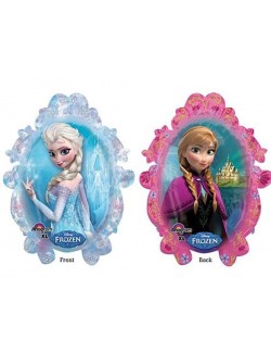 Balon folie Ana si  Elsa Disney Frozen, 78 x 63 cm