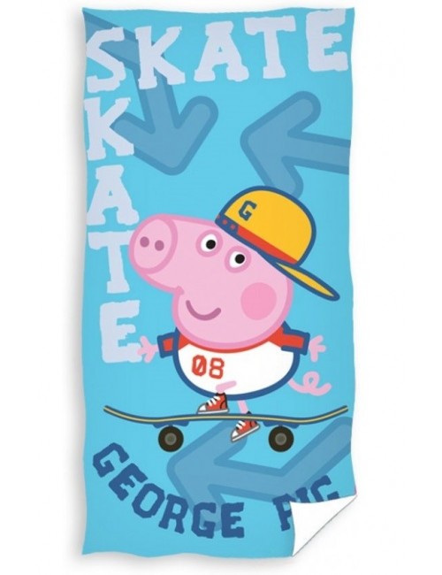 Prosop baie George Pig  Skater, 70 x 140 cm