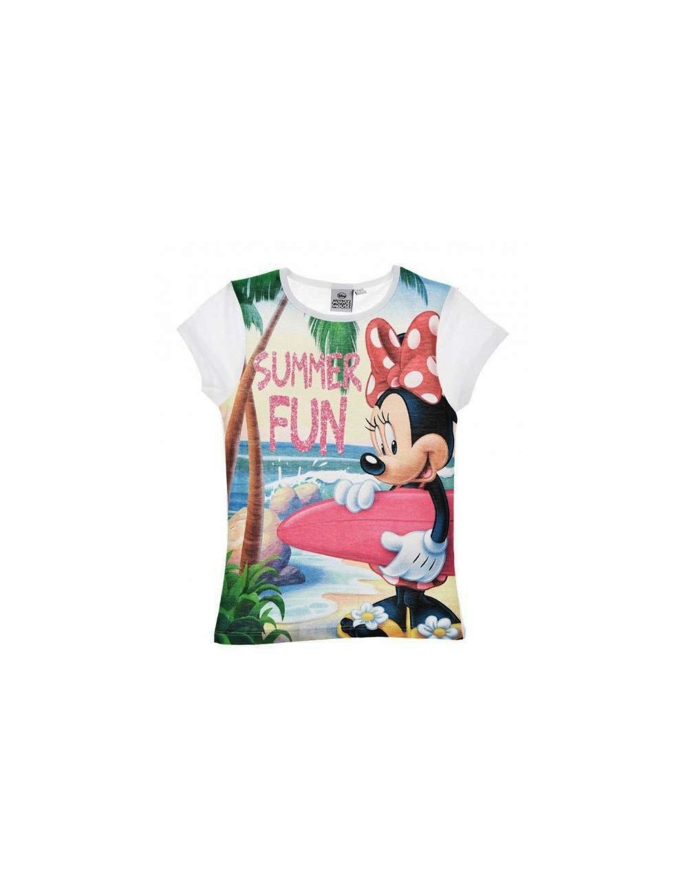 Tricou Minnie Mouse Summer, fete 3 - 8 ani