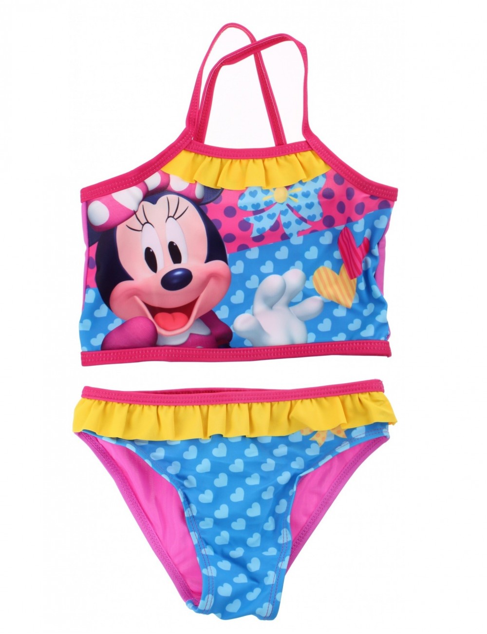 Costum baie Minnie Mouse, copii 2 -6 ani