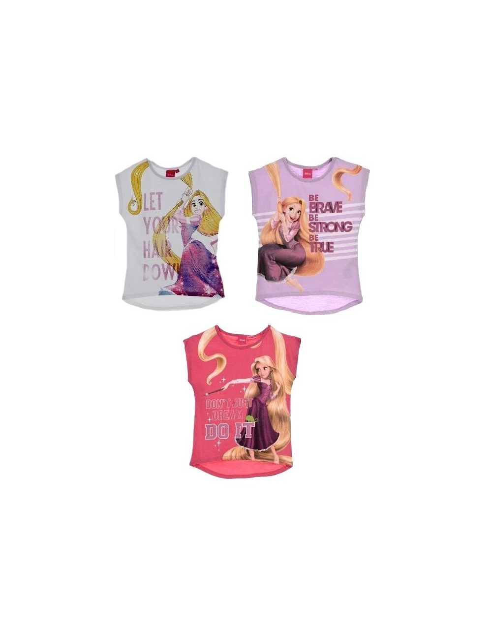 Tricou Printesa Rapunzel, copii 3-6 ani