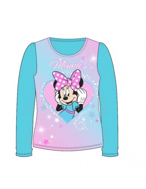 Bluza Minnie Mouse, bleu sau roz, fete 3-8 ani