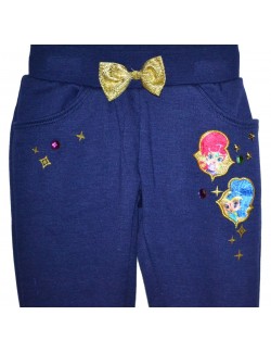 Pantaloni Shimmer si Shine, copii 3-6 ani, indigo