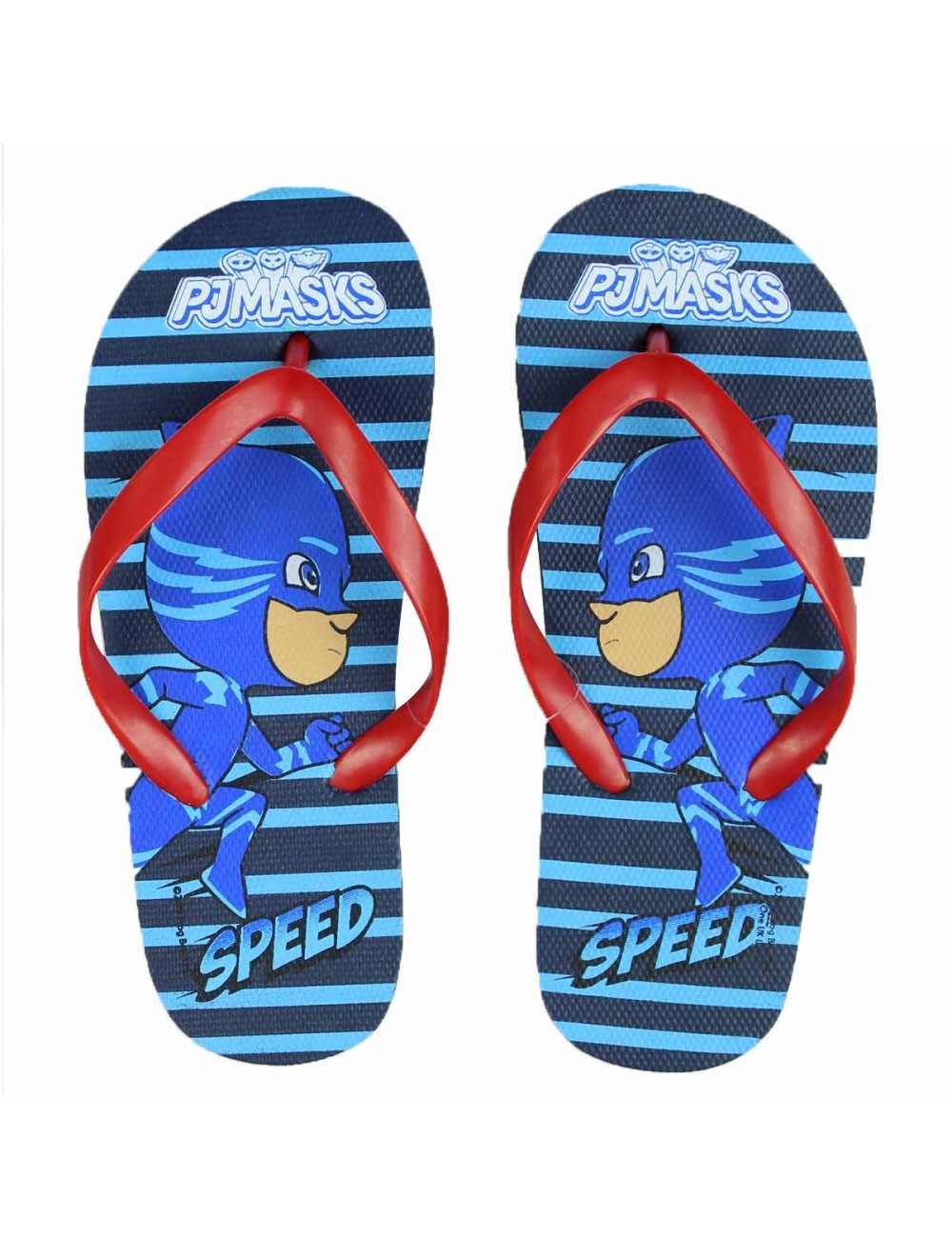 Papuci plaja, Pisoi PJ Masks, 26 - 33, albastru