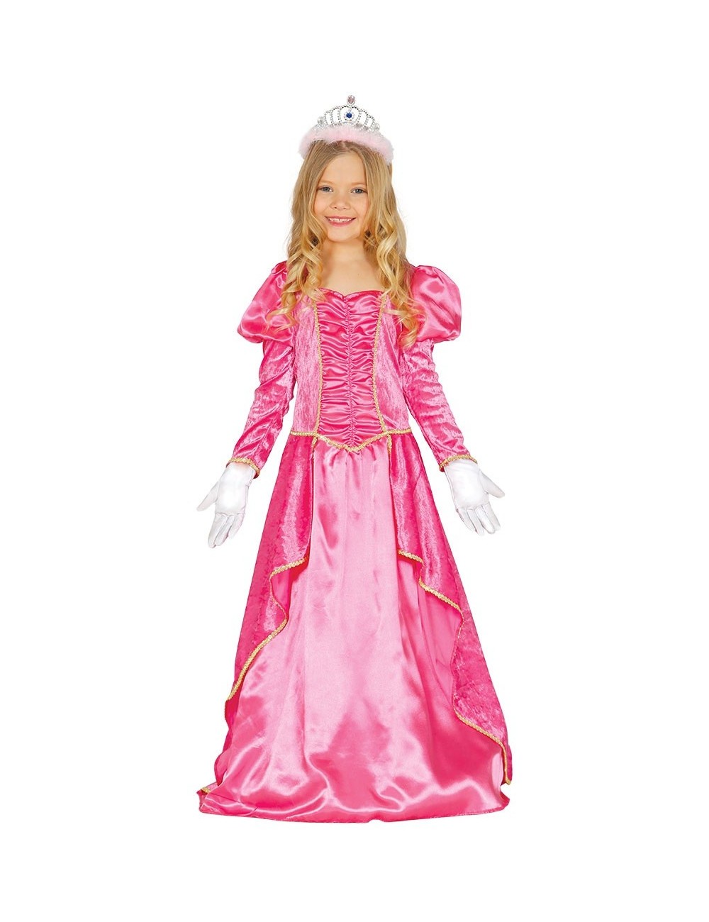 Rochie lunga, Printesa roz, 5-6 ani